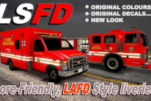Lore-Friendly LAFD-Style LSFD Textures